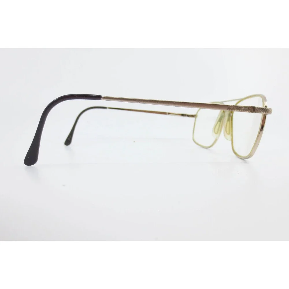 Zyloware Sono 178 Gold Aviator Eyeglasses Frames 57-16-140 Vintage Mens 057